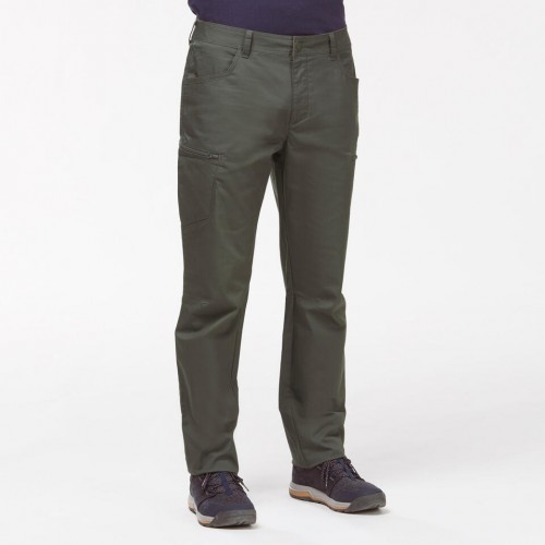 Pantalon Trekking QUECHUA NH500 Hombre - Verde Kakhi