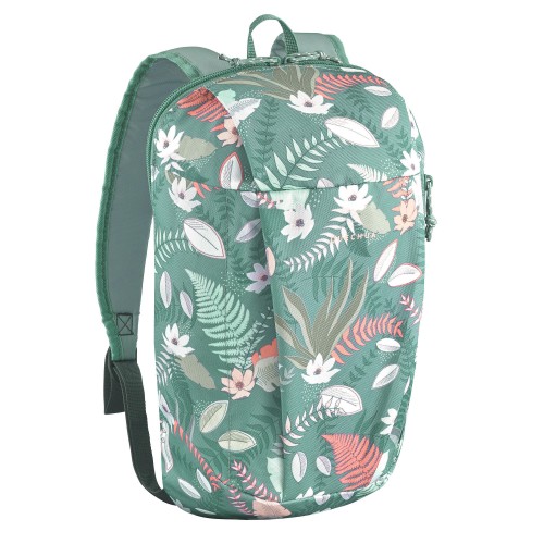 Mochila 10L QUECHUA NH100 - Verde floreado 