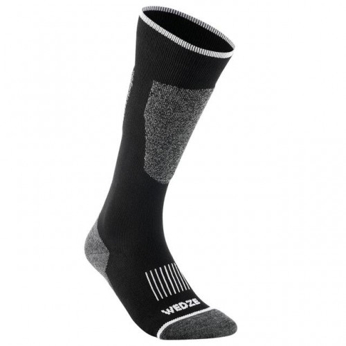 Calcetines termicos WEDZE Ski 100 - Negro