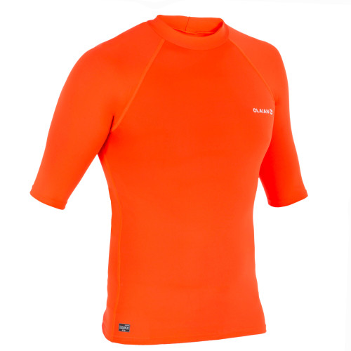 Camiseta OLAIAN AntiUV Manga Corta Top UV100SS Hombre- Naranja