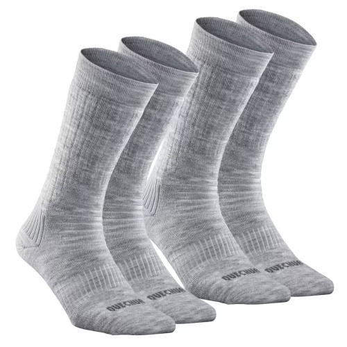 Calcetines térmicos SH100 QUECHUA  X-Warm - Gris