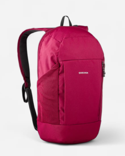 Mochila QUECHUA de montaña y senderismo 10L NH100- cereza